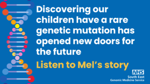 Mel Dixon talks about her two children who both have a rare genetic condition, thanks to a change to the DHDDS gene.