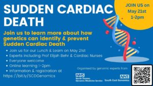 Information about our online learning event about sudden cardiac death and how genomics can prevent it.