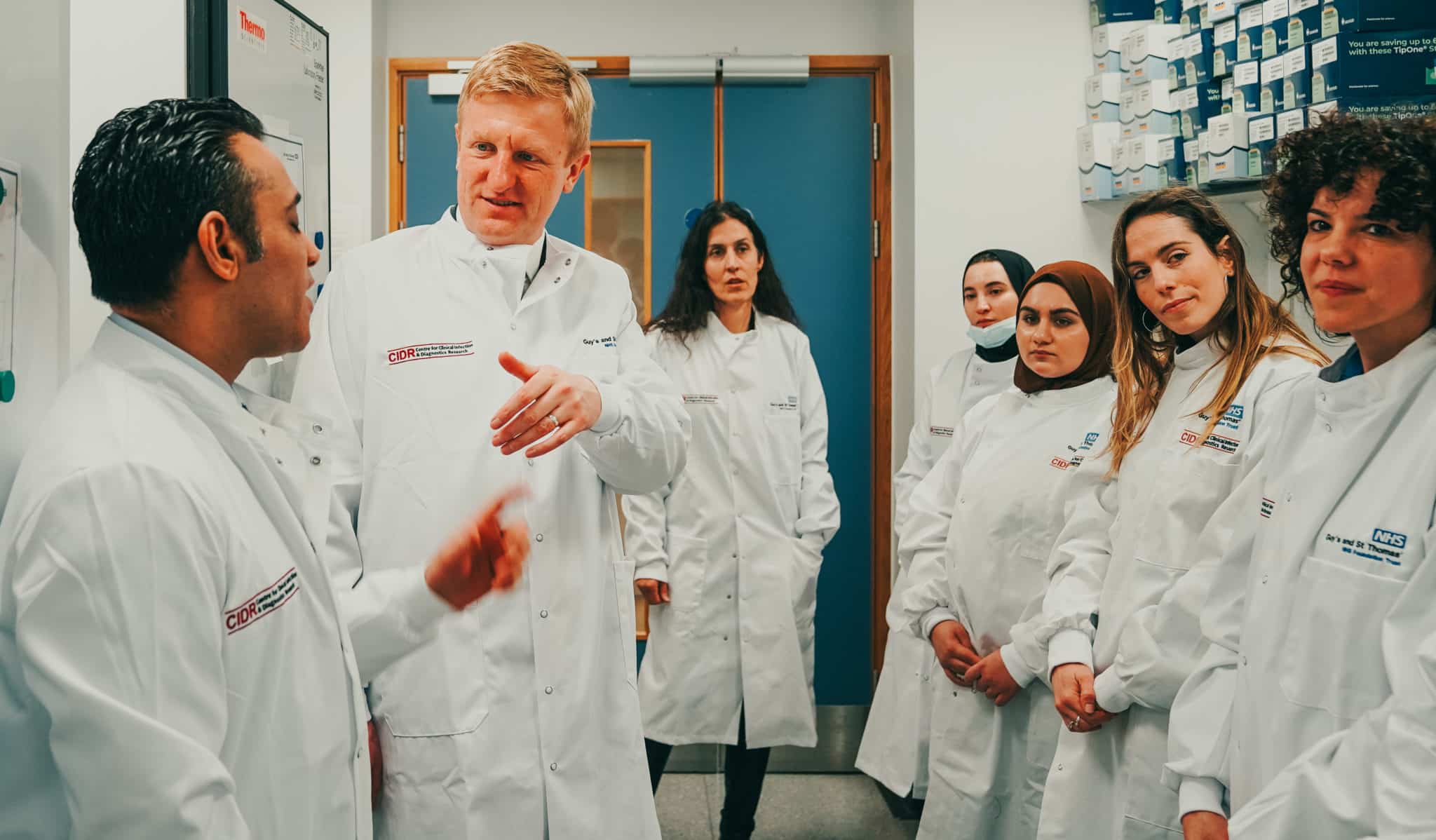 Deputy Prime Minister visits genomics laboratory to mark announcement of a new 2 year pilot, announced by NHS England and Department of Science Innovation & Technology, will offer the potential for faster diagnosis for patients struggling with infectious respiratory conditions.