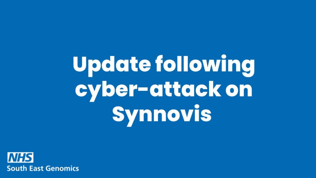 Information about cyber attack on Synnovis