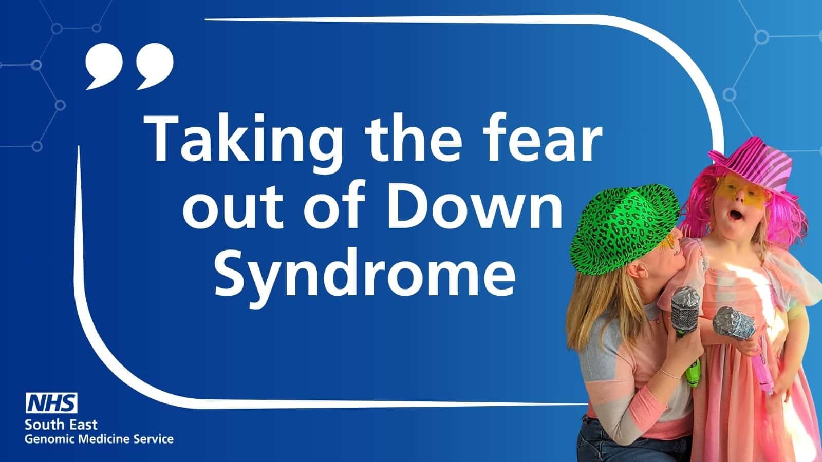 Picture of Mum Sarah-Jane with her daughter Hannah who has Down Syndrome.