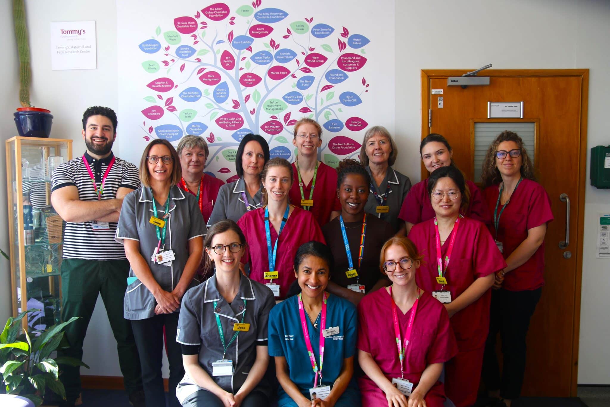 Picture of the research team at St Thomas' Hospital
