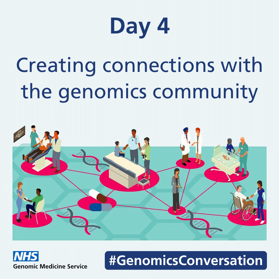 Genomics Conversation Week Day Four: Creating connections with the genomics community