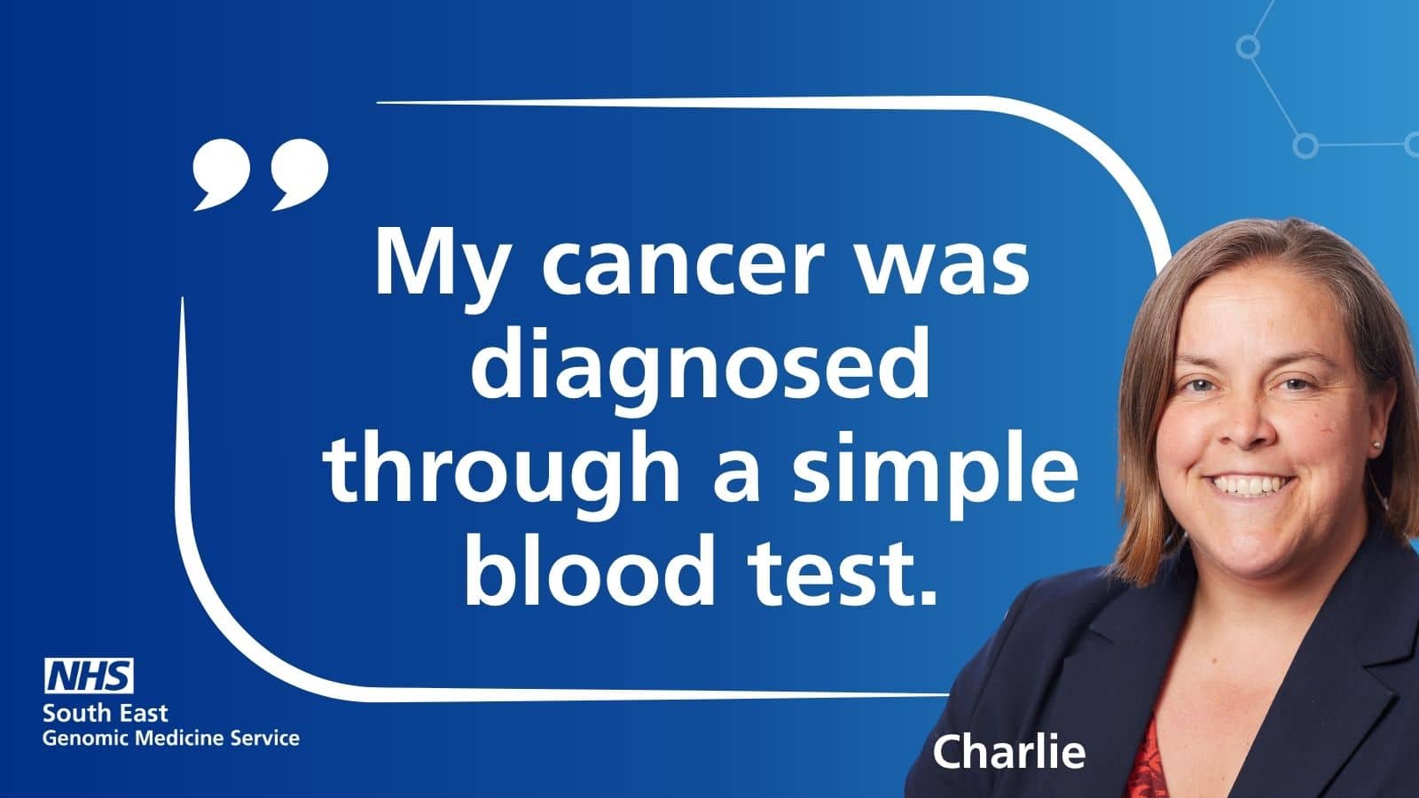 Photo of Charlie smiling